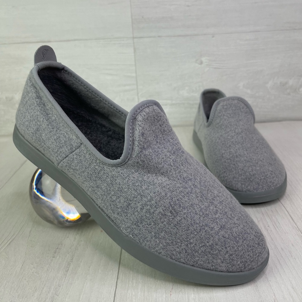 Allbirds The Wool Loungers Grey Gray Merino Wool Slip On Shoes Women’s Size 10